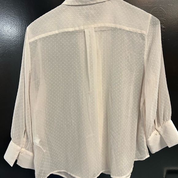 Banana Republic dot  sheet Textured Blouse - Picture 5 of 5